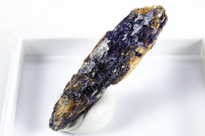 Violet Yoderite on Kyanite Crystal - Mautia Hill, Tanzania #345716